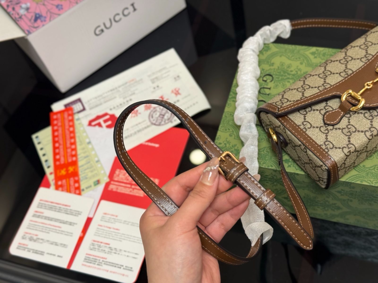 【今日特価】Gucci 1955 スマホバッグ