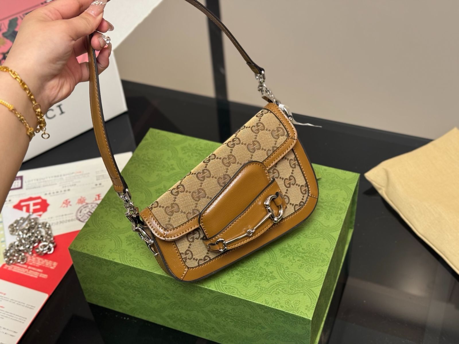【今日特価】Gucci New 1955 アームバッグ 【今日特価】Gucci New 1955 アームバッグ
