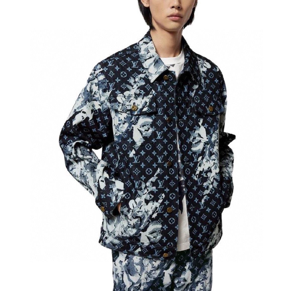 Louis Vuitton × 草間彌生 コラボ フラワーモノグラム デニムジャケット [本日特価|新品未使用品]