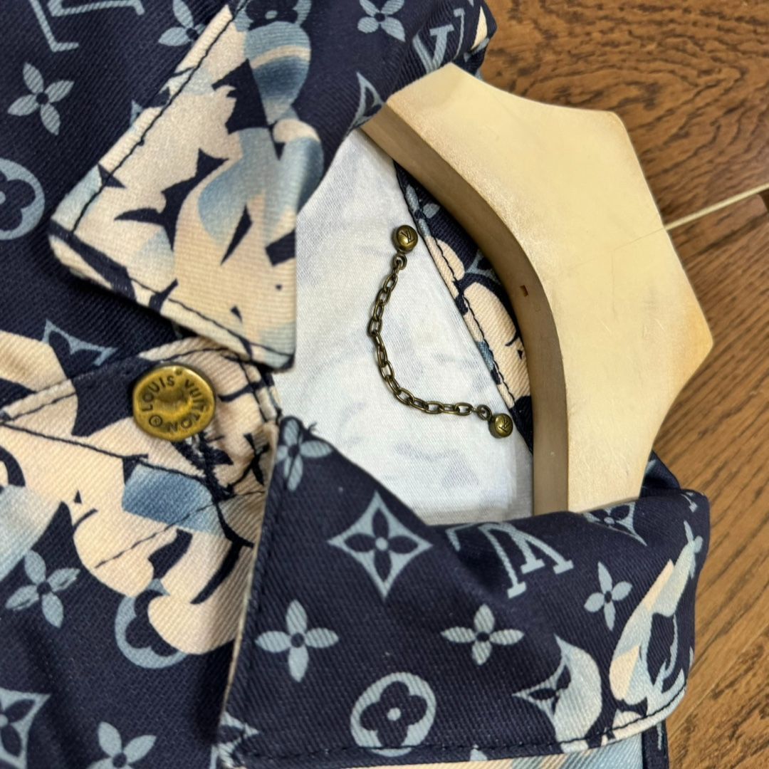 Louis Vuitton × 草間彌生 コラボ フラワーモノグラム デニムジャケット [本日特価|新品未使用品]