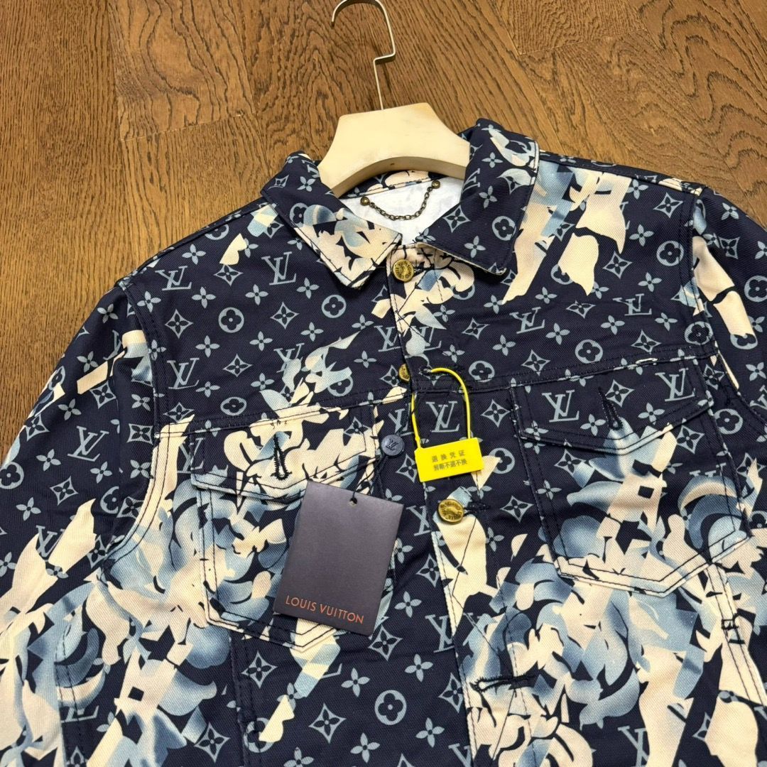 Louis Vuitton × 草間彌生 コラボ フラワーモノグラム デニムジャケット [本日特価|新品未使用品]
