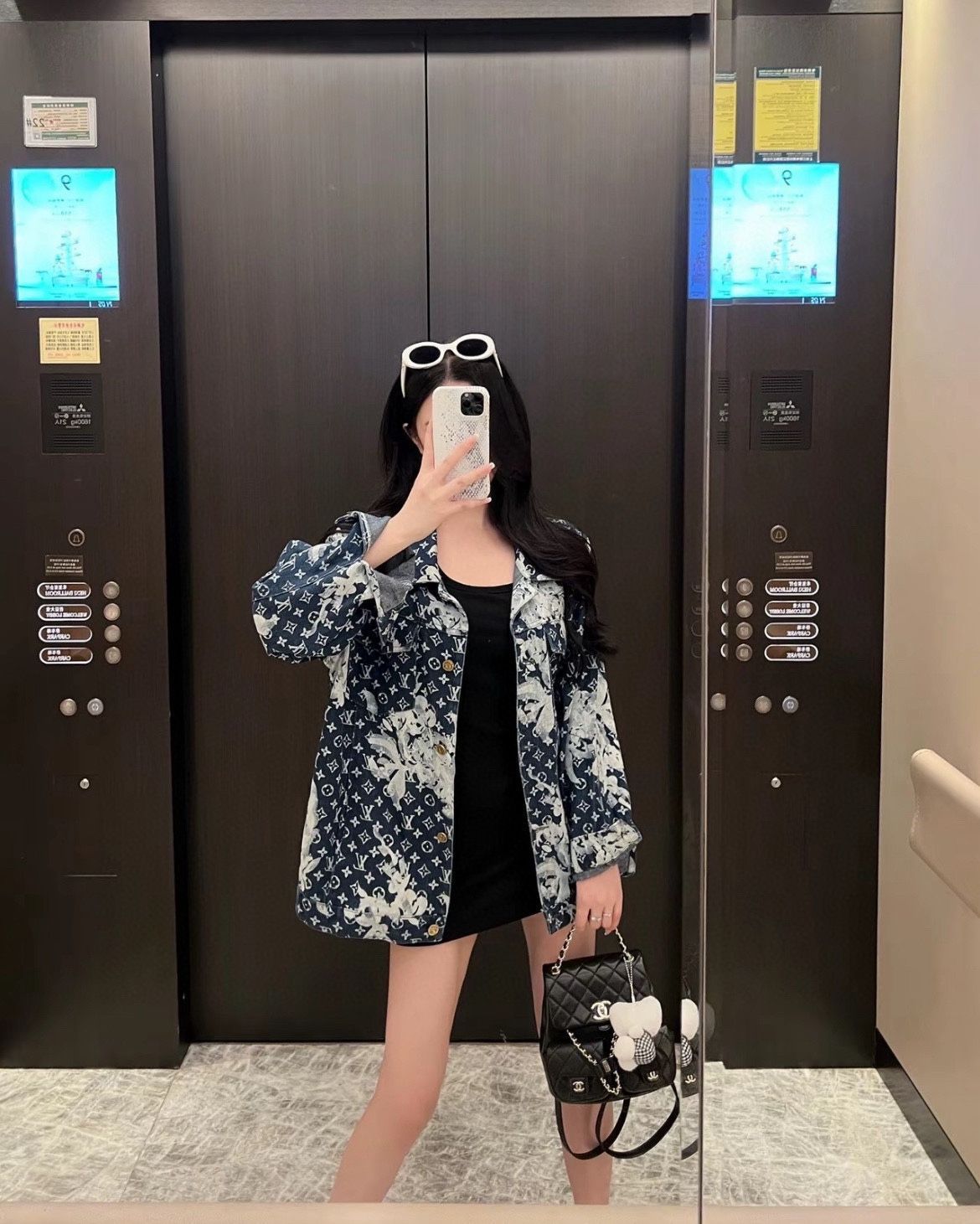 Louis Vuitton × 草間彌生 コラボ フラワーモノグラム デニムジャケット [本日特価|新品未使用品]