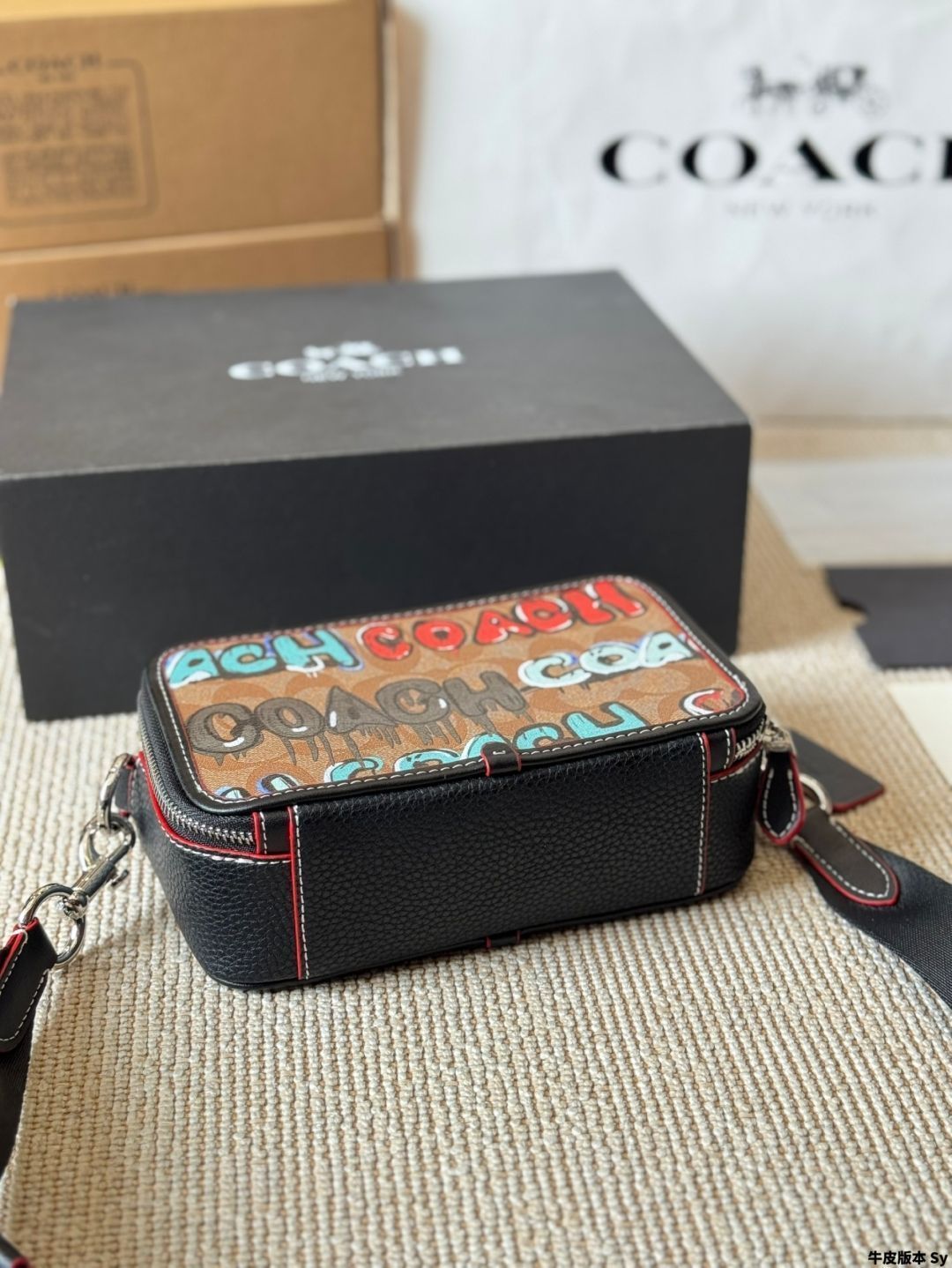 【今日特価】Coach Wyatt Men's Compact Camera Bag コーチ ワイアット メンズ コンパクト カメラバッグ