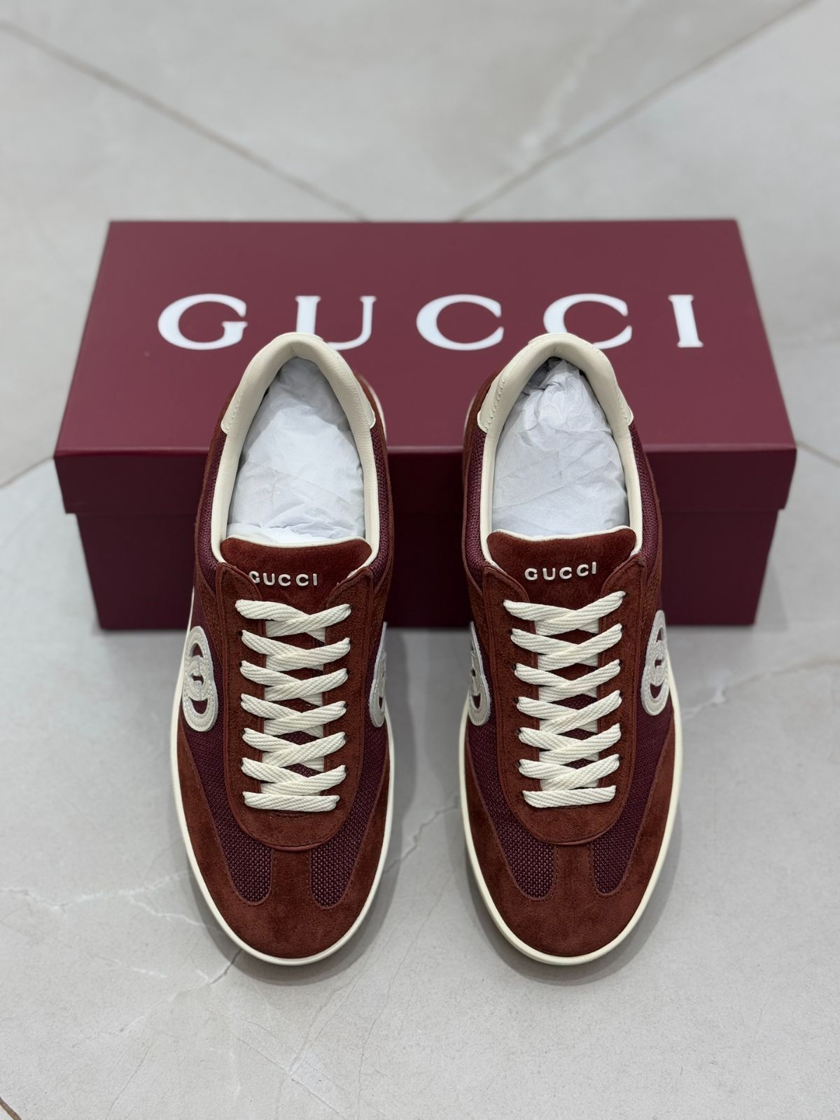 Gucci グッチ リド 24SS 新作 スエード スニーカー