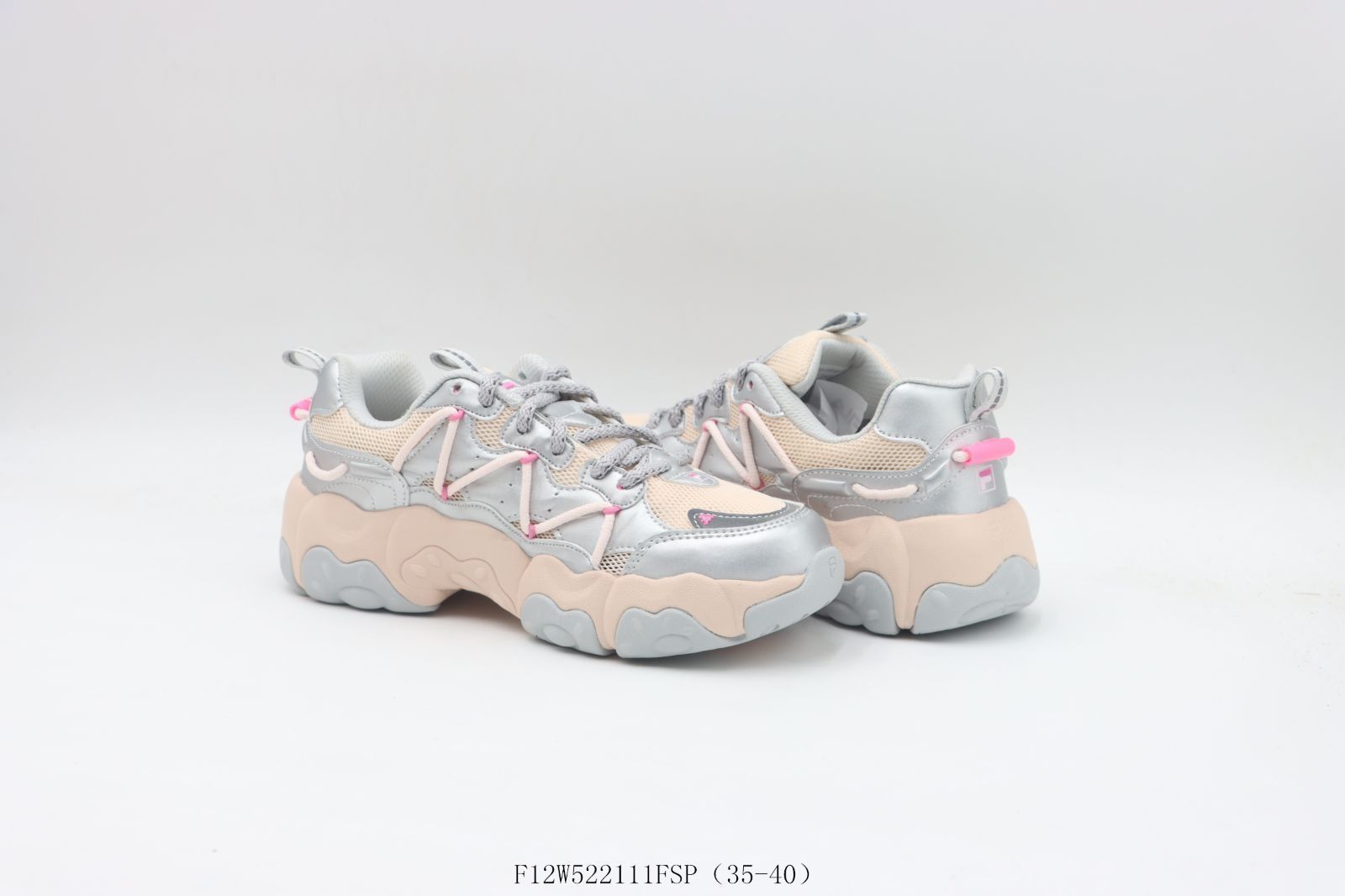 【今日特価】FILA フィラ オルダーシューズ F12W522111FSP シルバーピンク