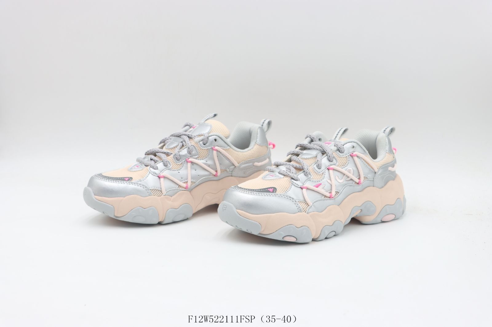 【今日特価】FILA フィラ オルダーシューズ F12W522111FSP シルバーピンク