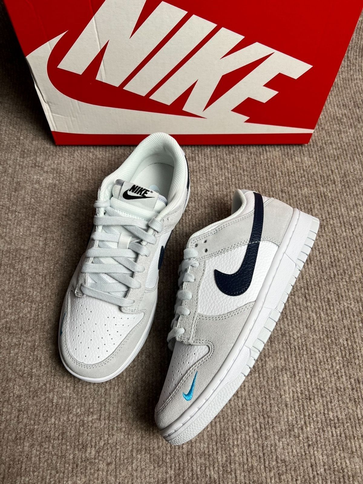 Nike ナイキ ダンクロー ミニ スウッシュ グレー/ネイビー ナイキ ナイキ ダンクロー ミニ スウッシュ グレー/ネイビー FJ4227-001 メンズ スニーカー ランニングシューズ 21SN-FJ4227-001