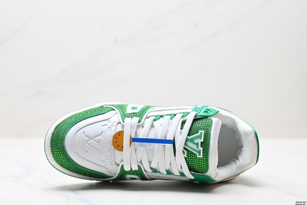 【LVルイ・ヴィトン】Trainer Maxi Low Sneaker パンブレッド マキシシリーズ ローカット カジュアル スポーツ バスケットシューズ08 【LVルイ・ヴィトン】Trainer Maxi Low Sneaker パンブレッド マキシシリーズ ローカット カジュアル スポーツ バスケットシューズ08