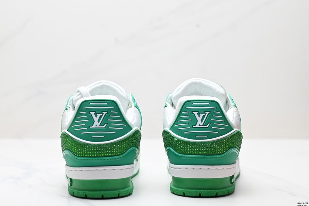 【LVルイ・ヴィトン】Trainer Maxi Low Sneaker パンブレッド マキシシリーズ ローカット カジュアル スポーツ バスケットシューズ08 【LVルイ・ヴィトン】Trainer Maxi Low Sneaker パンブレッド マキシシリーズ ローカット カジュアル スポーツ バスケットシューズ08