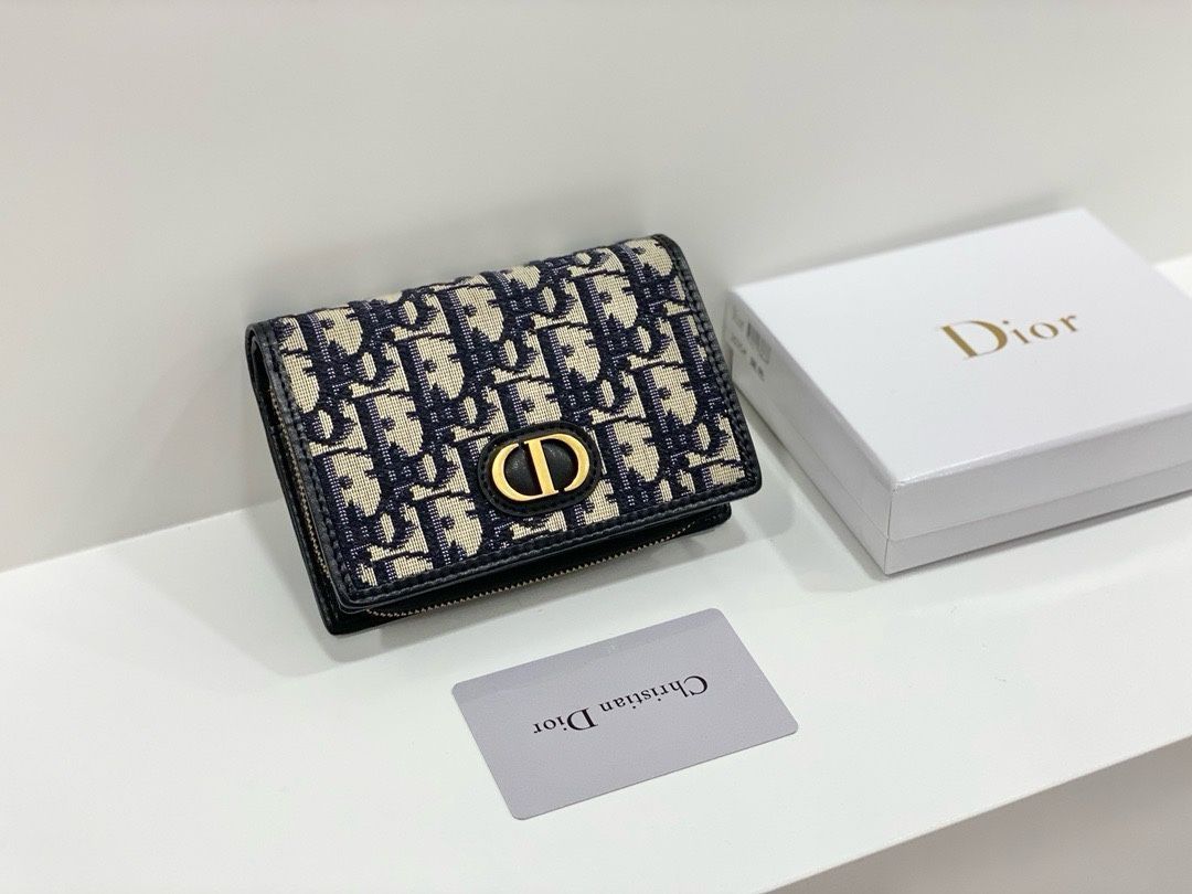 【本日限定特価】Dior マルチ機能小型財布 ブラック 輸入牛皮使用 高級仕様[本日特価|新品未使用品]