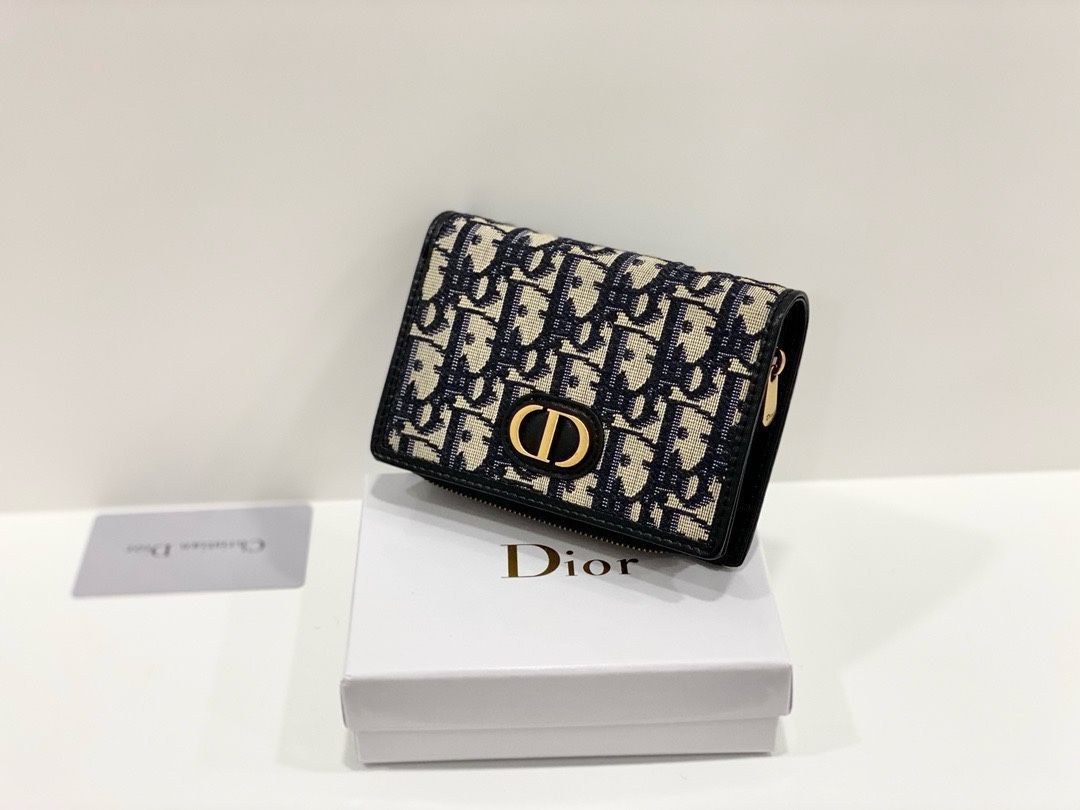 【本日限定特価】Dior マルチ機能小型財布 ブラック 輸入牛皮使用 高級仕様[本日特価|新品未使用品]