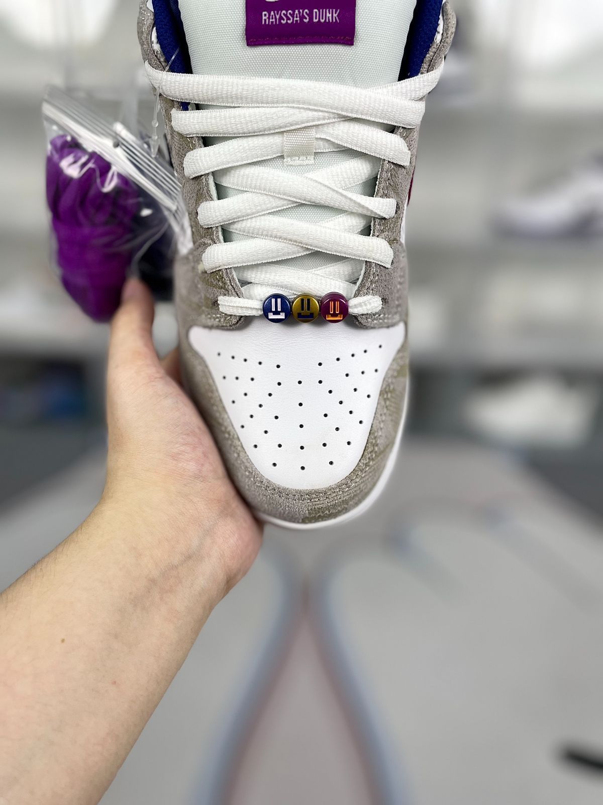 NIKE rayssa leal x nike dunk sb pure platinum and vivid purple｜本日限定特価｜新品未使用