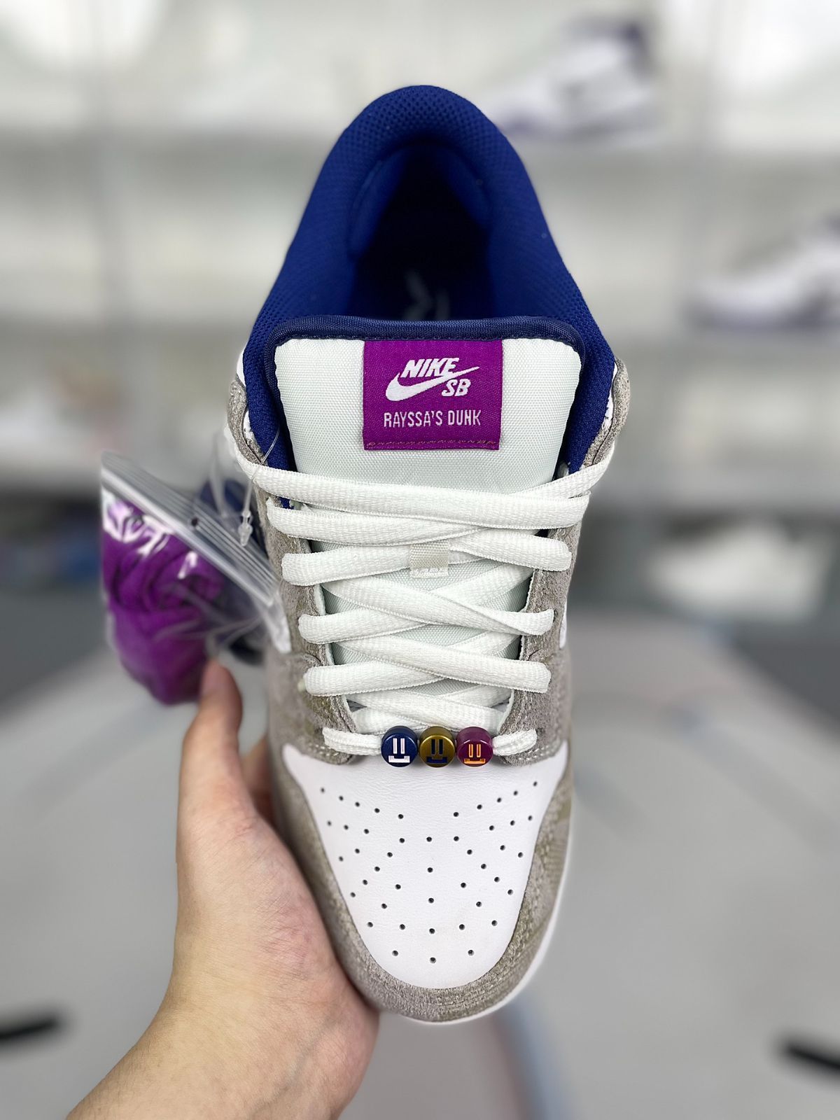 NIKE rayssa leal x nike dunk sb pure platinum and vivid purple｜本日限定特価｜新品未使用