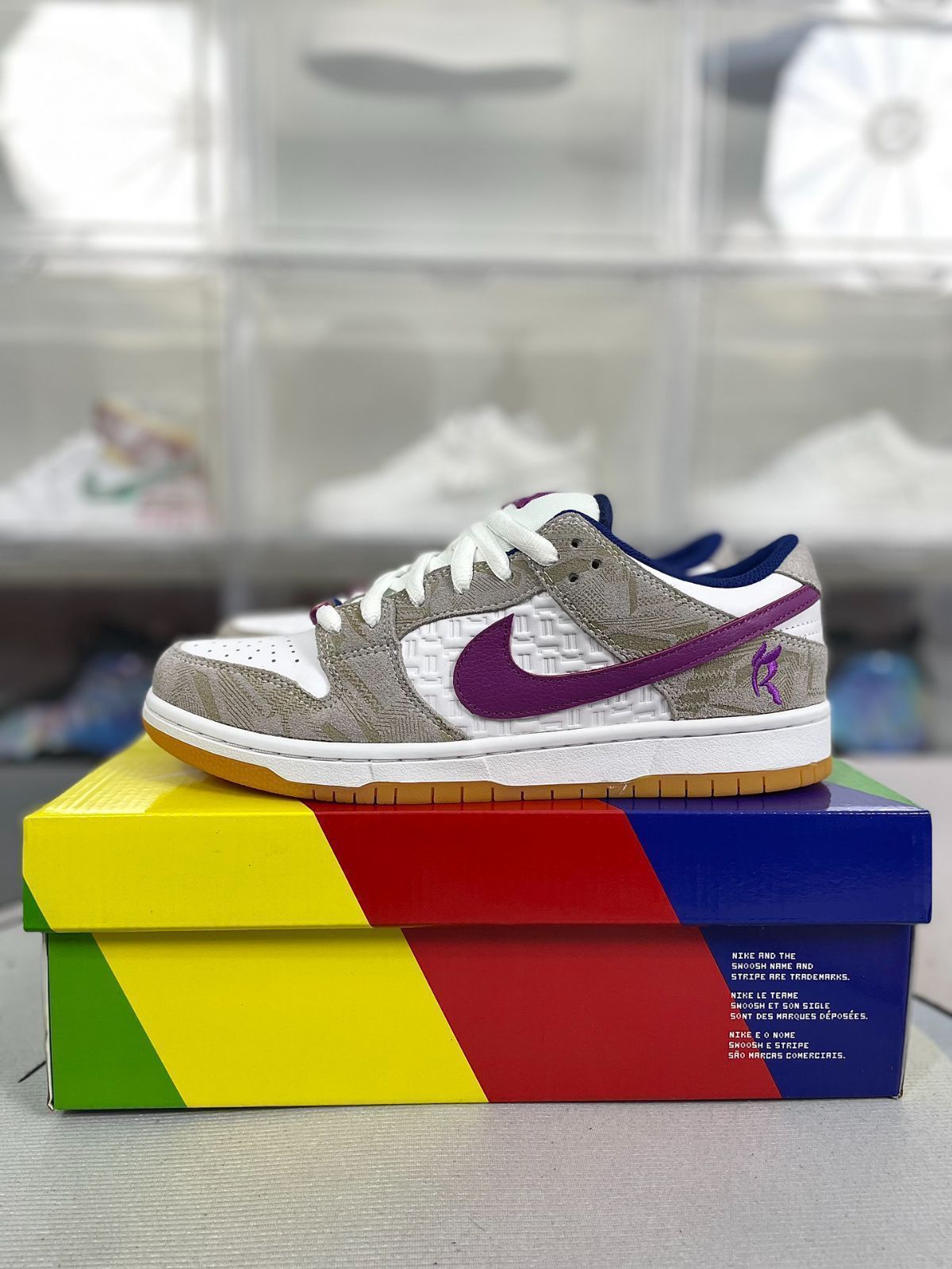 NIKE rayssa leal x nike dunk sb pure platinum and vivid purple｜本日限定特価｜新品未使用