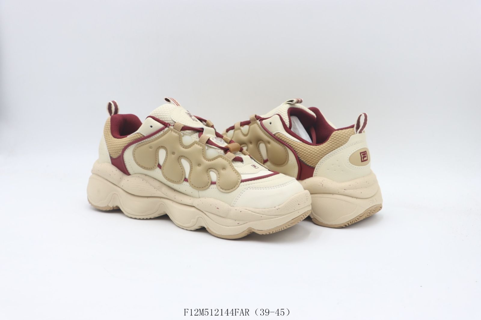 【今日特価】FILA フィラ クランキースニーカー F12M512144FAR カーキレッド