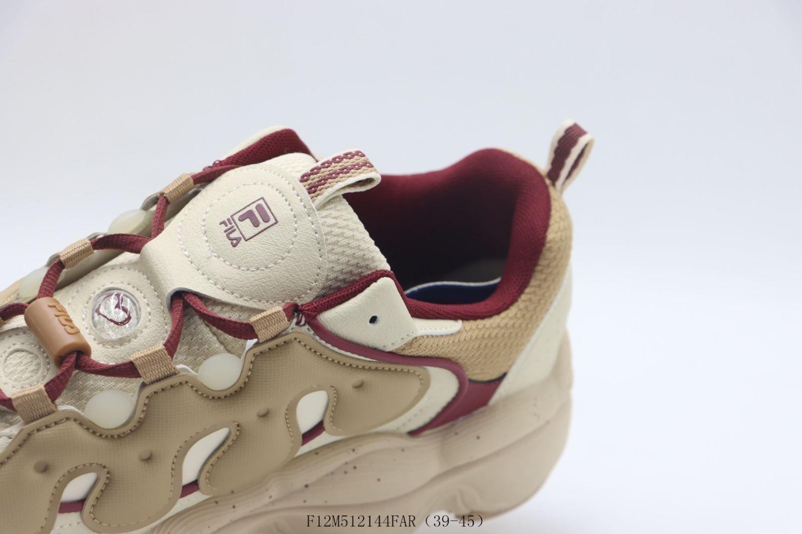 【今日特価】FILA フィラ クランキースニーカー F12M512144FAR カーキレッド