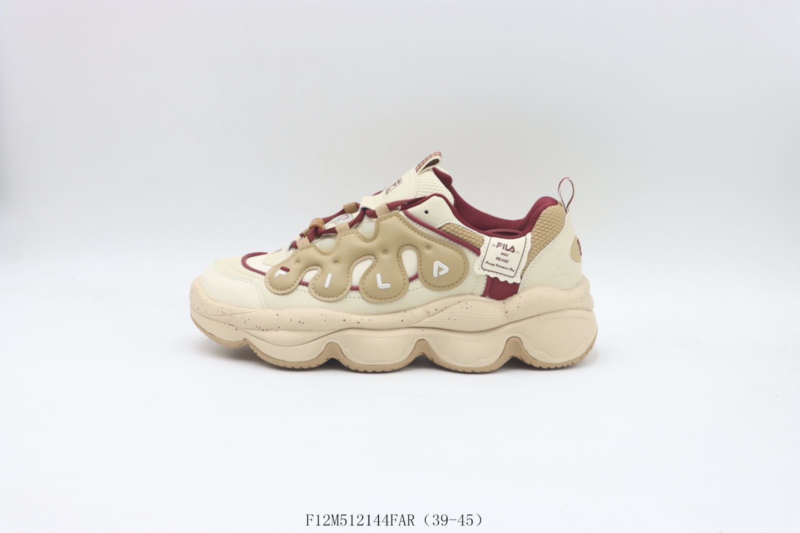 【今日特価】FILA フィラ クランキースニーカー F12M512144FAR カーキレッド