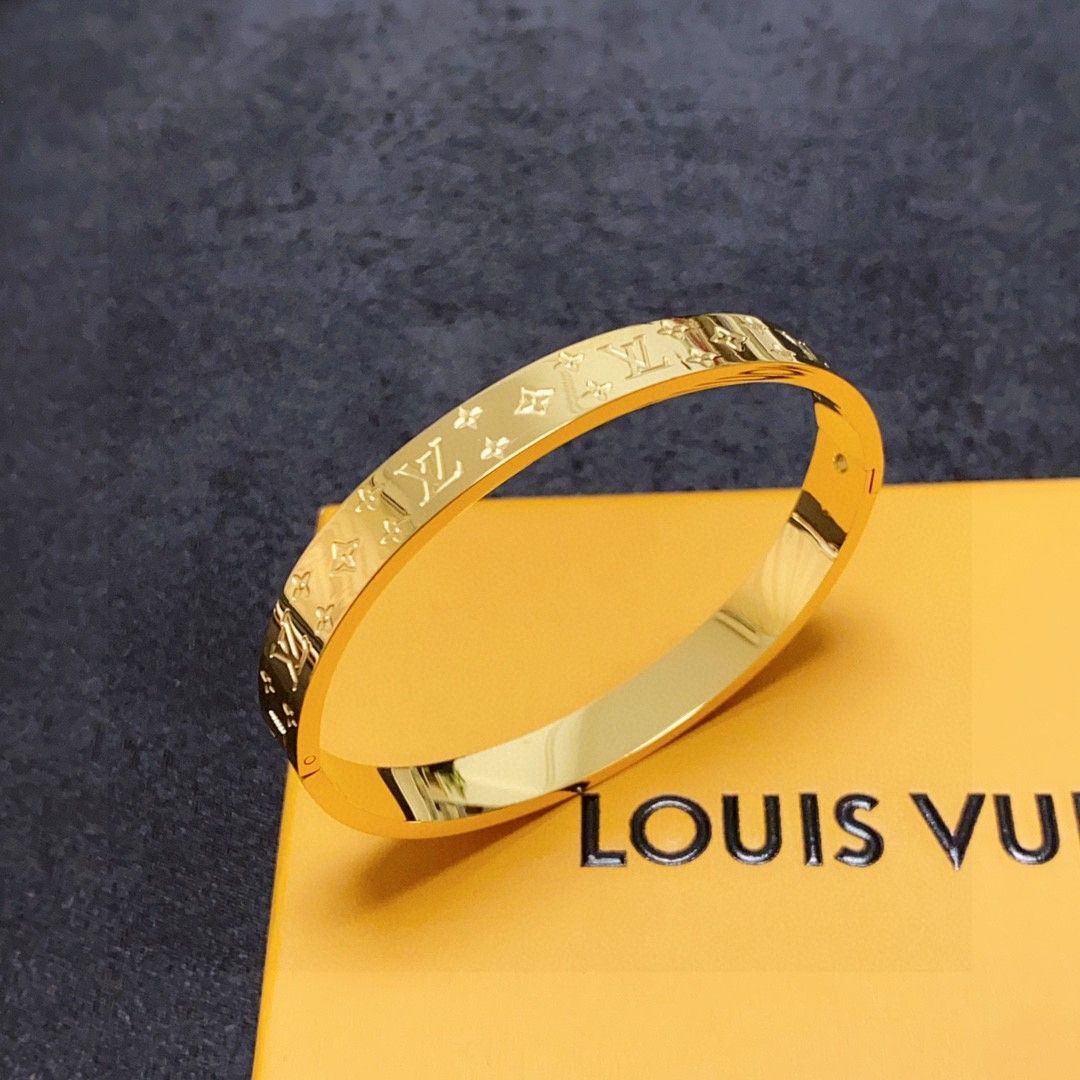 LV プリントレザーブレスレット??ルイ・ヴィトン LV プリントレザーブレスレット??ルイ・ヴィトン