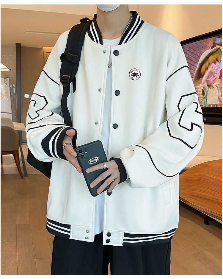 コンバース風 ショートベースボールジャケット [本日特価|新品未使用品]