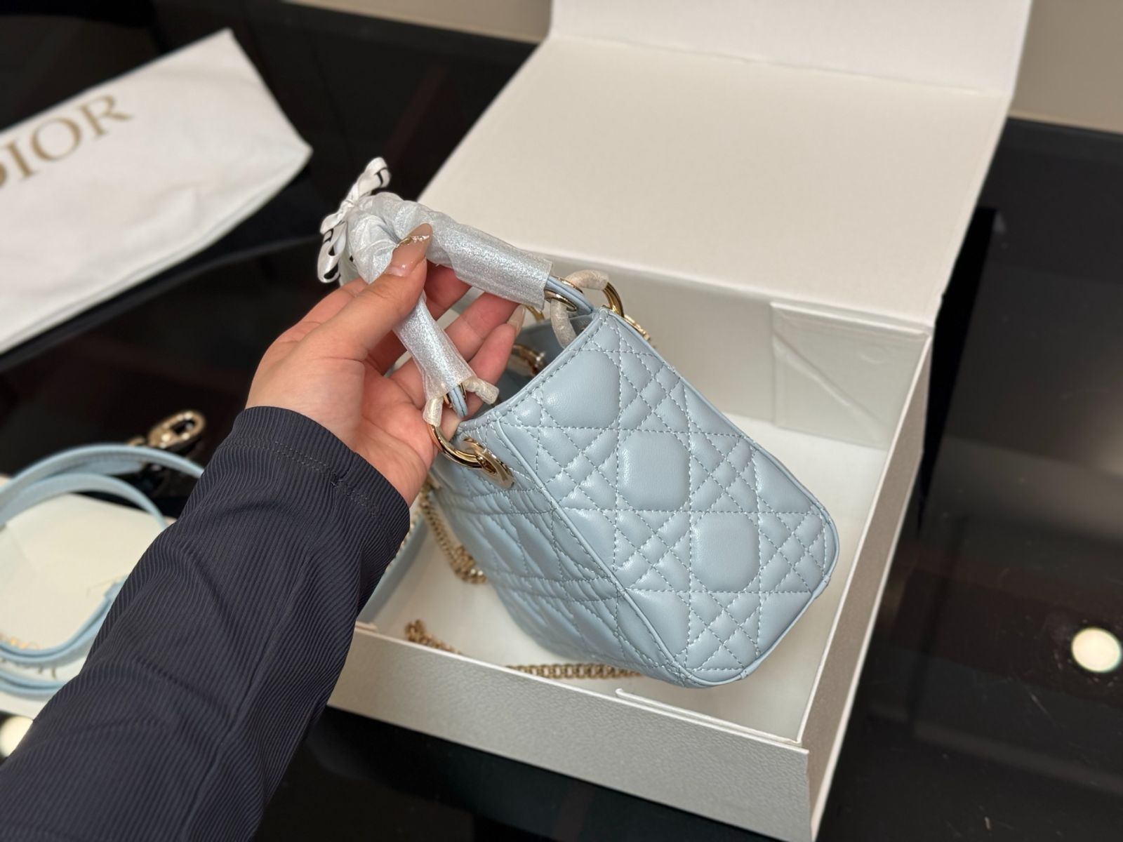 【今日特価】DIOR Lady Dior ライディオール サイドストラップ バージョン