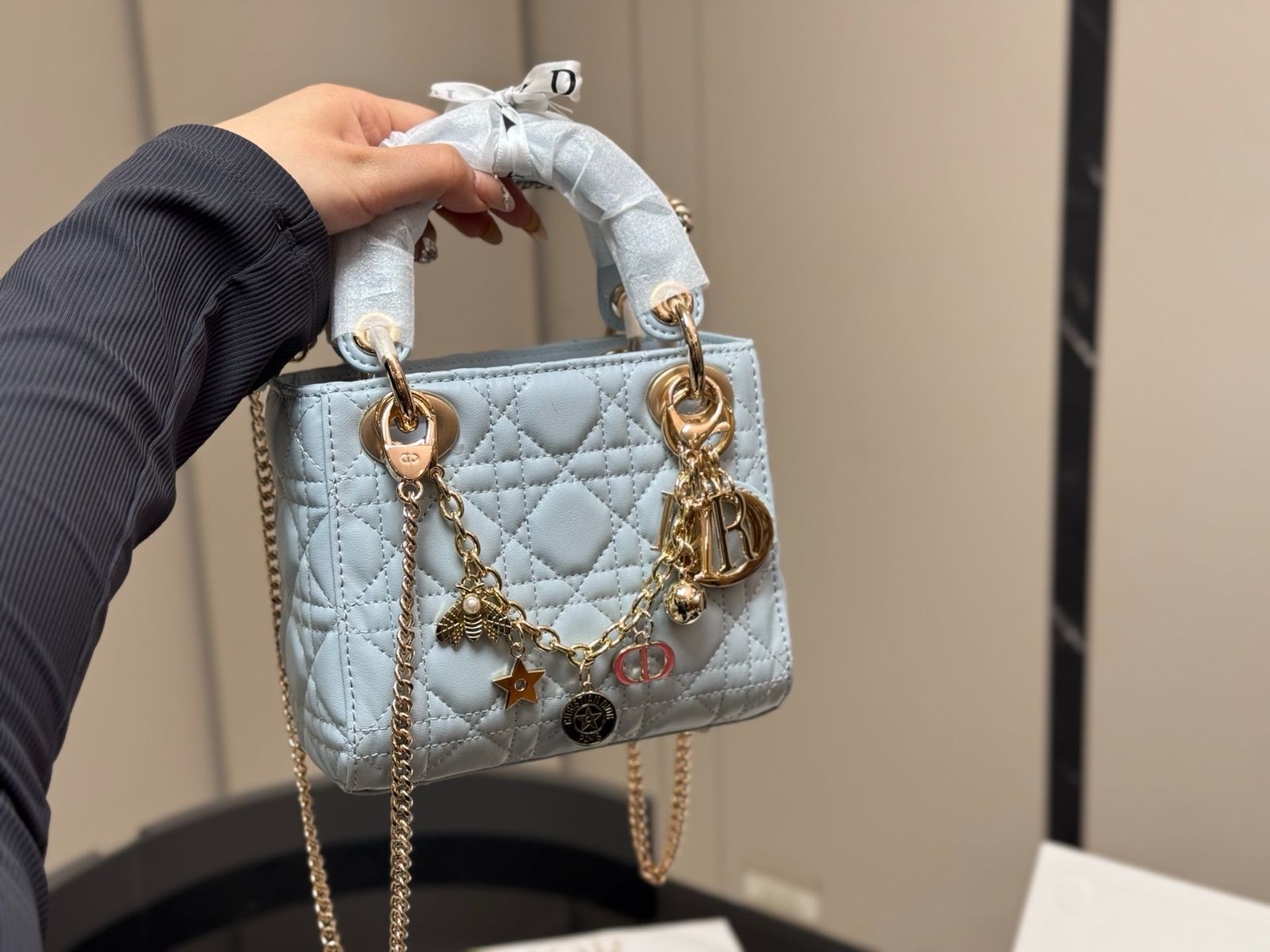 【今日特価】DIOR Lady Dior ライディオール サイドストラップ バージョン