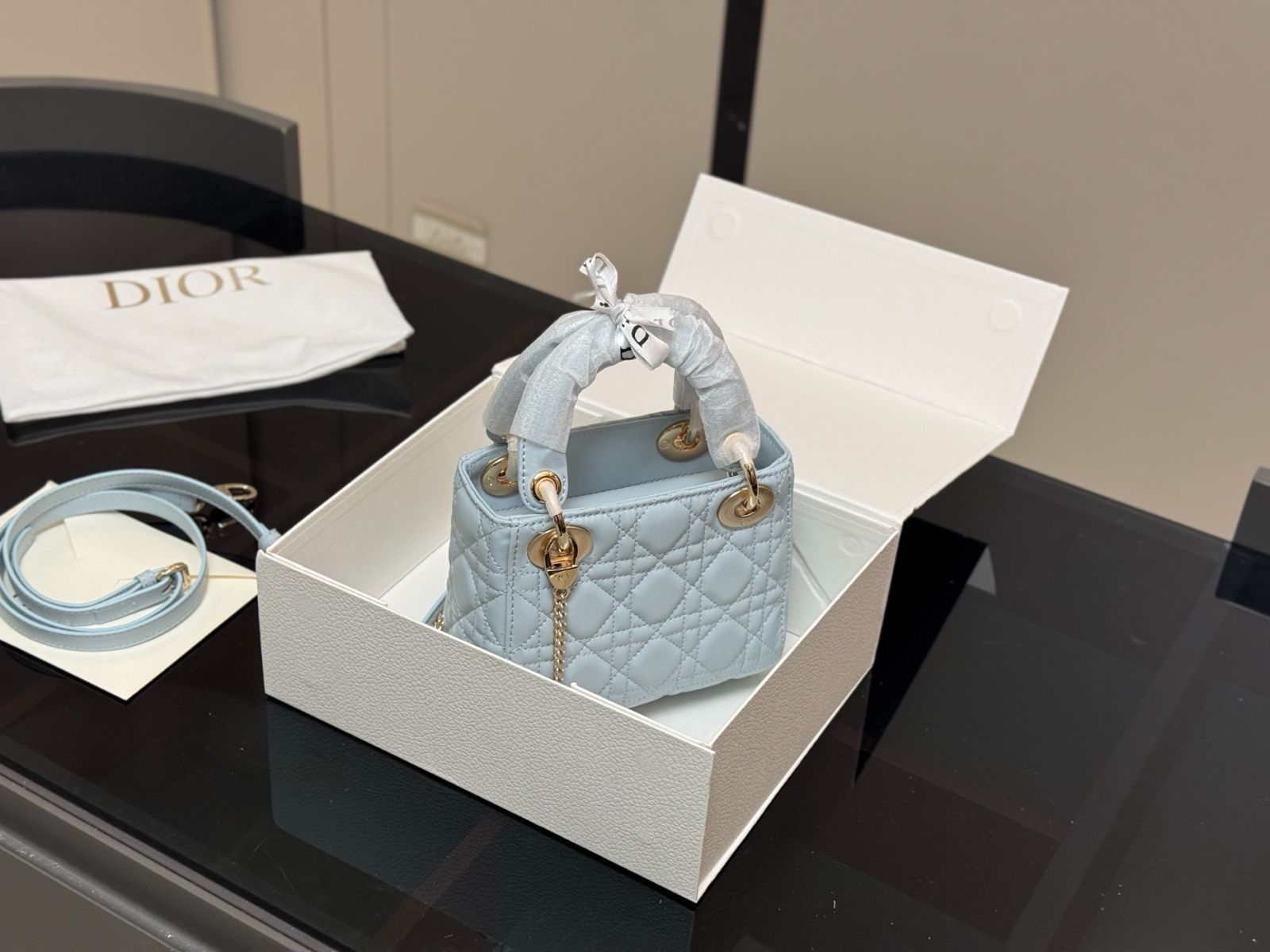 【今日特価】DIOR Lady Dior ライディオール サイドストラップ バージョン
