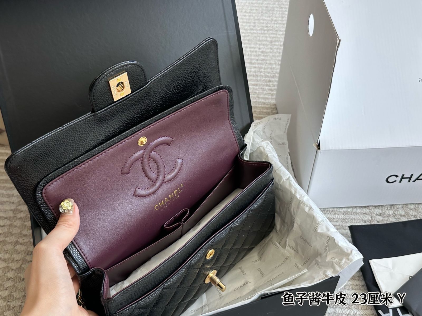 【今日特価】Chanel CF Caviar Upgraded Version - シャネル CF カビア アップグレードバージョン 【今日特価】Chanel CF Caviar Upgraded Version - シャネル CF カビア アップグレードバージョン