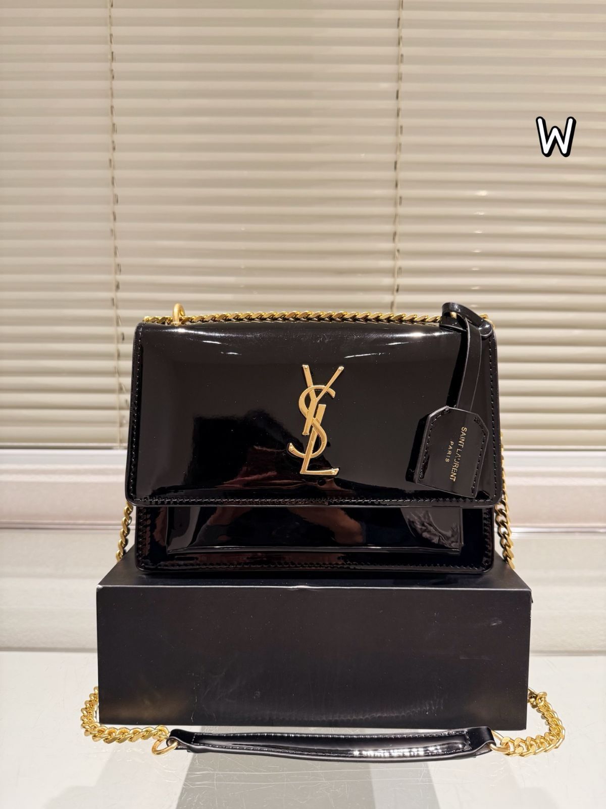 【今日特価】YSL Sunset 22cm サンセットバッグ ?王子文同款? オリジナル皮革バージョン