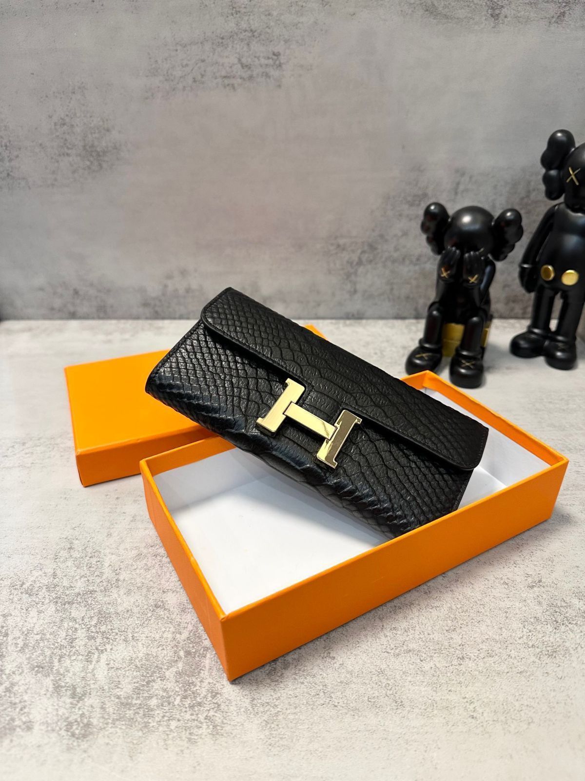 エルメス/財布、クレジットカードスロットに紙幣と手形を収納し、両用のパスケース財布、[本日特価|新品未使用品]