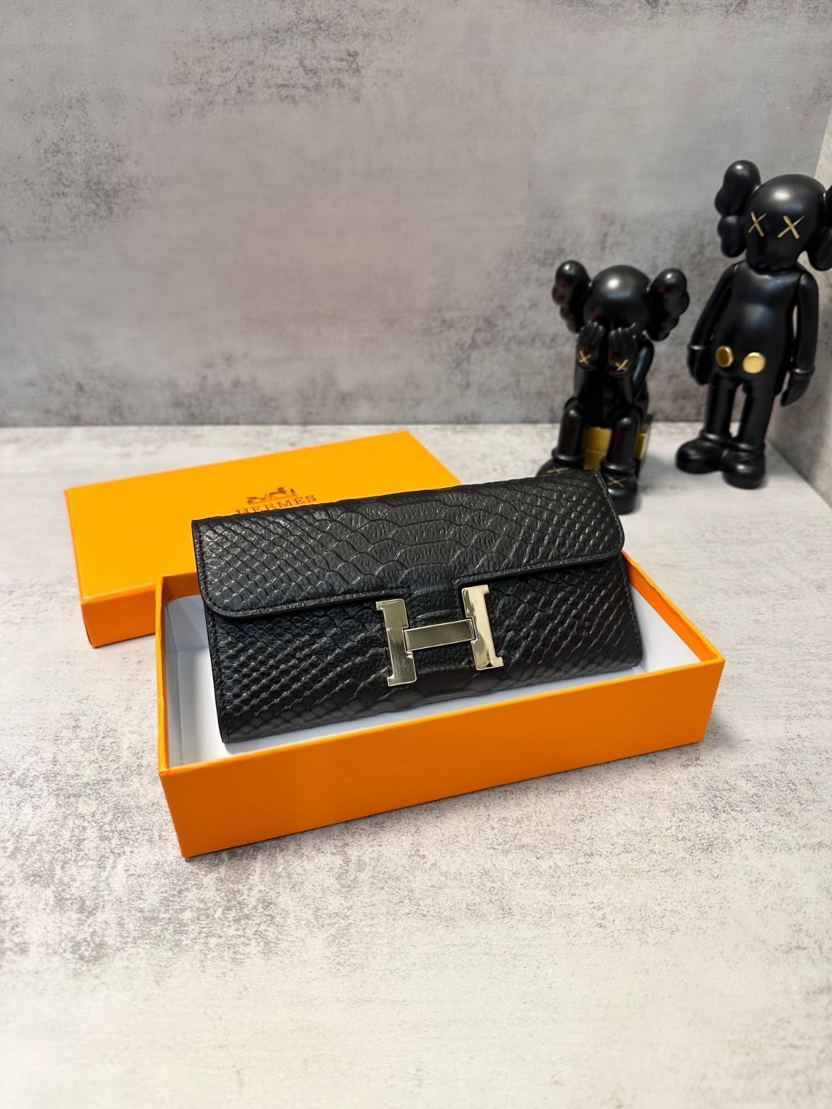 エルメス/財布、クレジットカードスロットに紙幣と手形を収納し、両用のパスケース財布、[本日特価|新品未使用品]