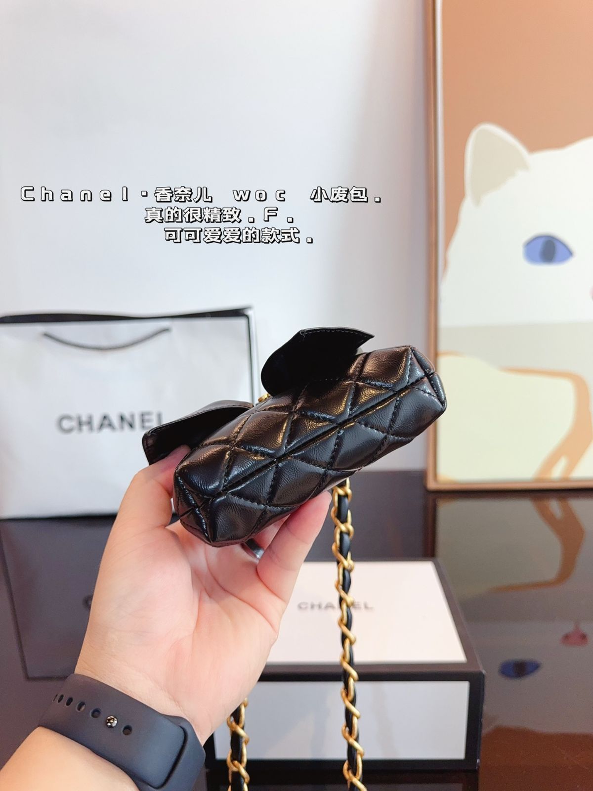 【今日特価】シャネル CHANEL 24C 花蝶ミニバッグ 少女感満点 送料無料