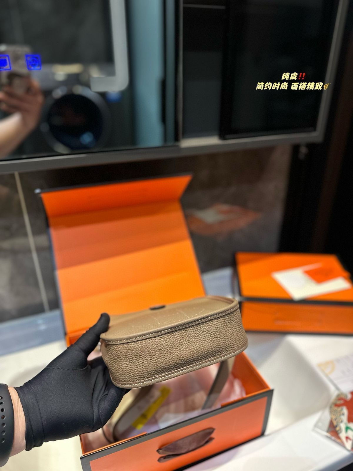 エルメスイブリーン、小銭入れ、手首バッグ、財布、ショルダーバッグ、斜めがけも可能
