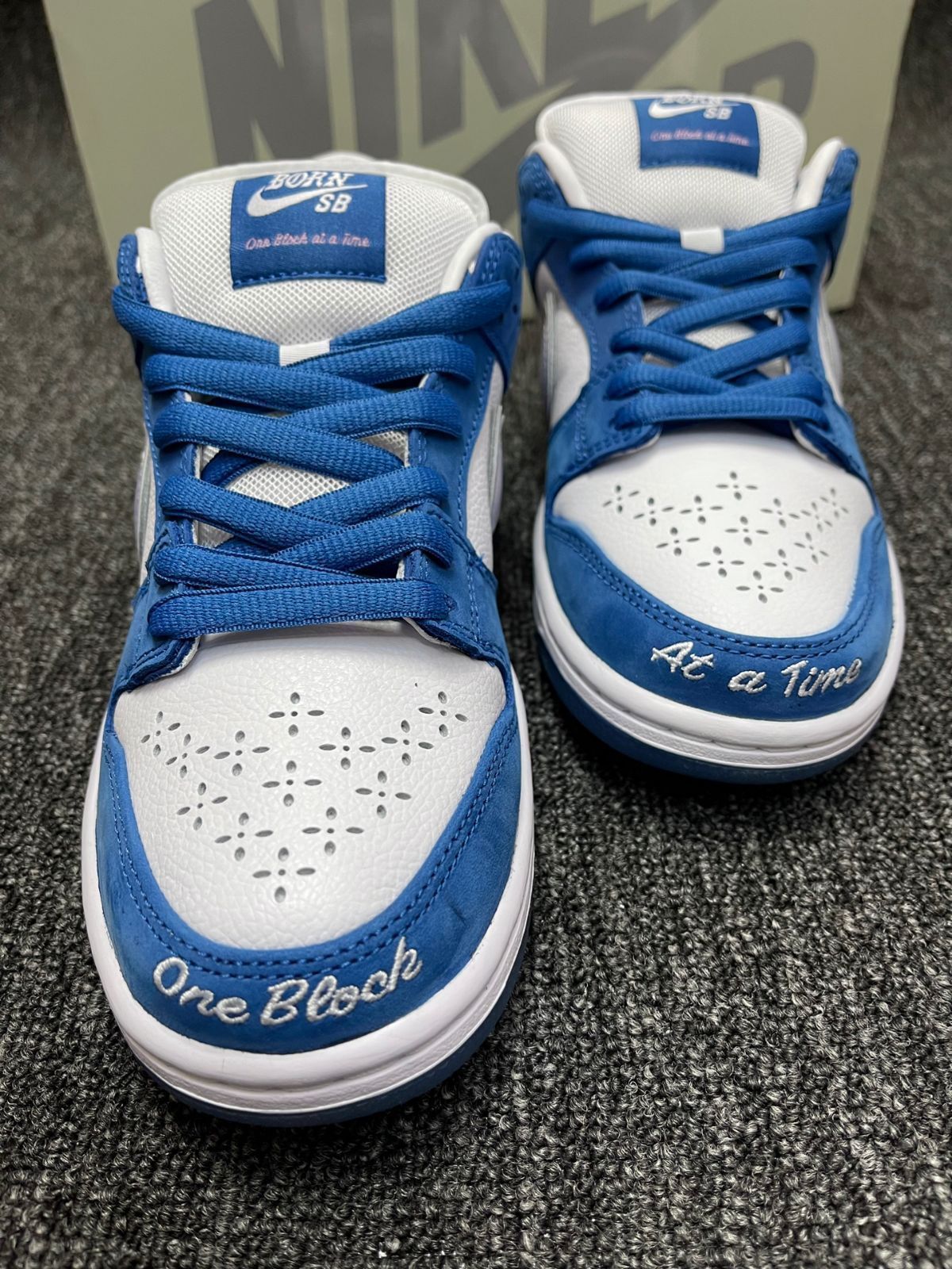 Nike ボーンレイズド × ナイキ SB ダンク ロー プロ QS ワン ブロック アット ア タイム ナイキ FN7819-400 メンズ スニーカー ランニングシューズ 21SN-FN7819-400｜本日限定特価｜新品未使用
