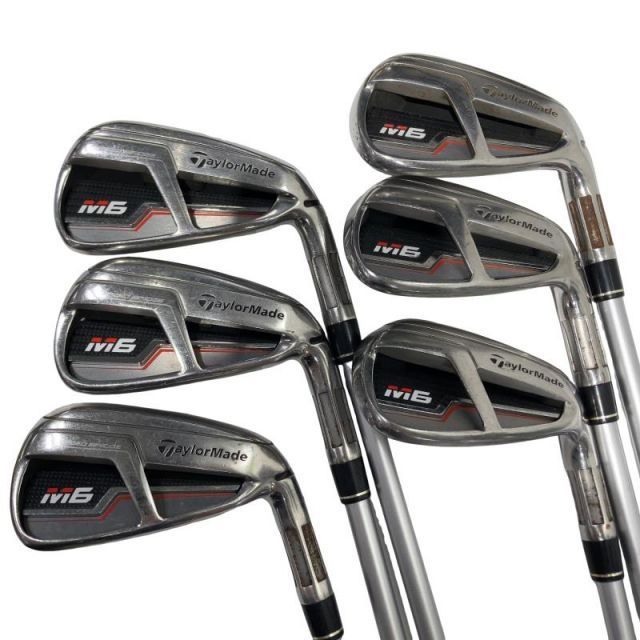 【中古】 テーラーメイド M6 6S アイアンセット IR FUBUKI TM6(2019 アイアン) (フレックスS) メンズ 男性用 右利き 右用 Dランク ゴルフクラブ