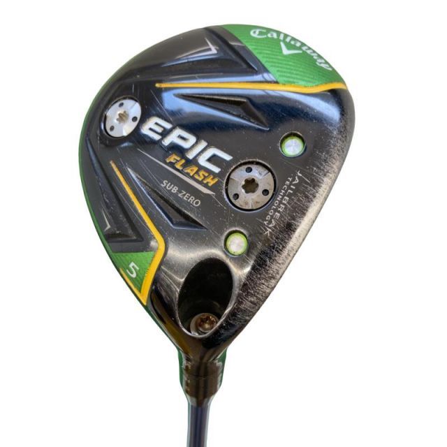 【中古】 キャロウェイ EPIC FLASH SUBZERO 5W フェアウェイウッド FW Speeder EVOLUTION V FW 60 (フレックスS) メンズ 男性用 右利き 右用 Cランク ゴルフクラブ