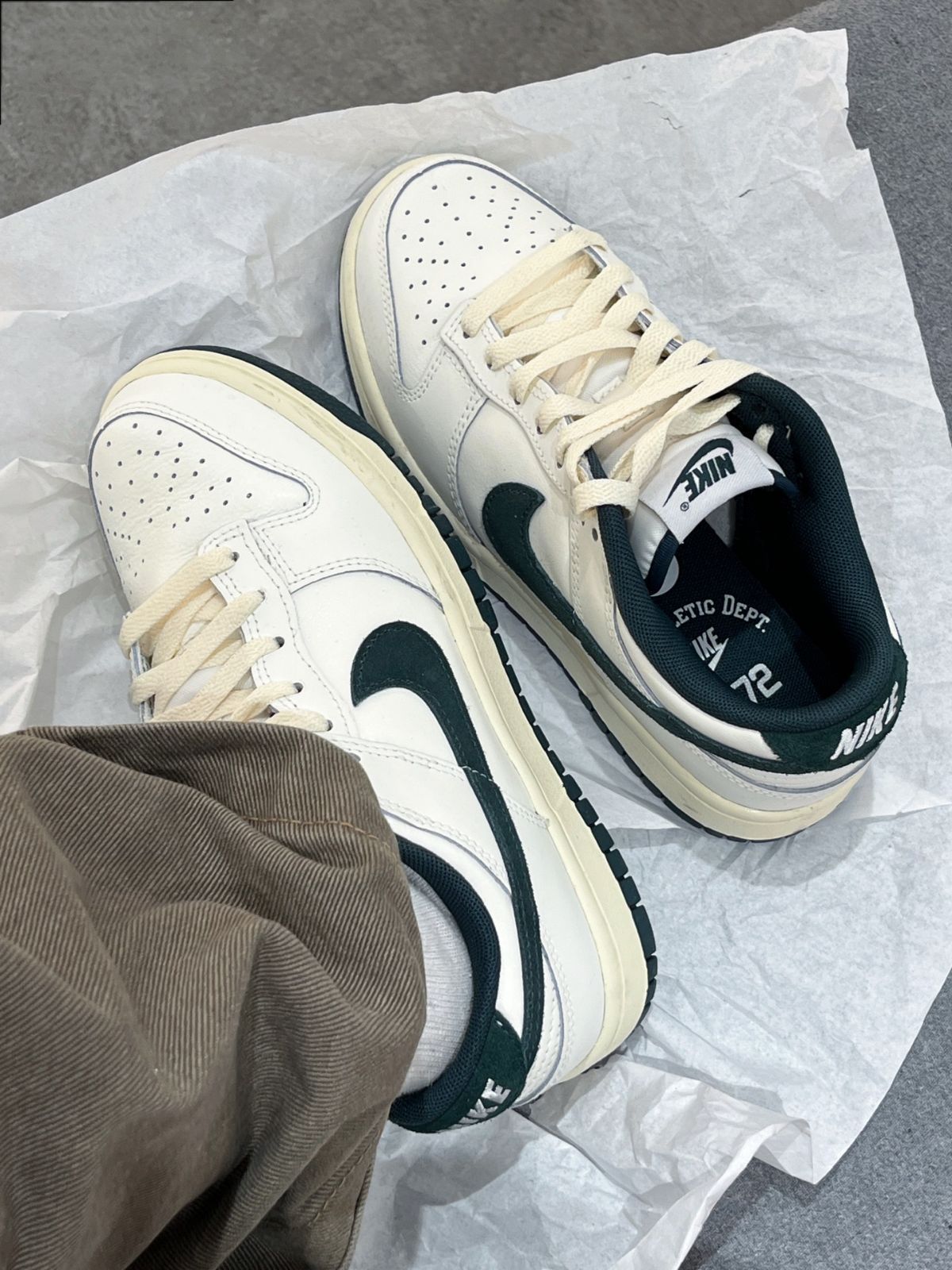 Nike ナイキ ダンク ロー アスレチック デパートメント ディープジャングル ナイキ FQ8080-133 メンズ スニーカー ランニングシューズ 21SN-FQ8080-133