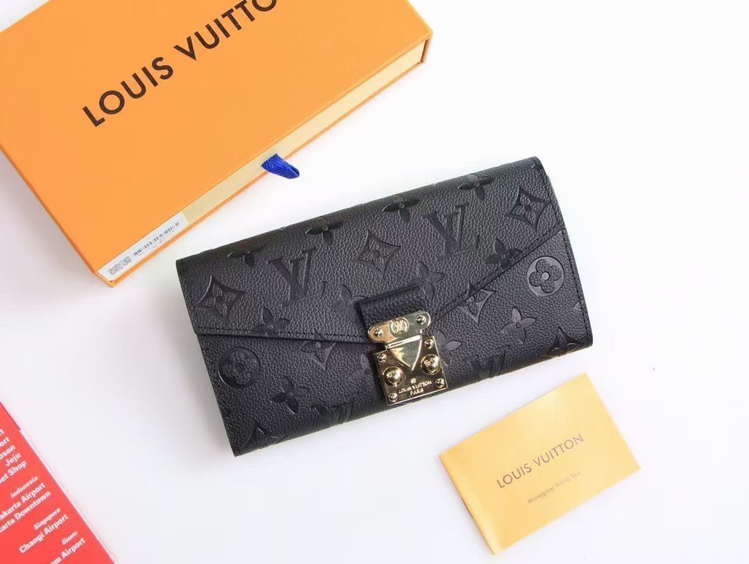 Louis Vuittonルイヴィトンハンドバッグ小銭入れハンドバッグ財布、財布、銀行カードバッグ、カードホルダー、16個のクレジットカードスロット-1個のファスナー付きコイン袋-2個のステープル付き大仕切り-S字ロック[本日特価|新品未使用品]