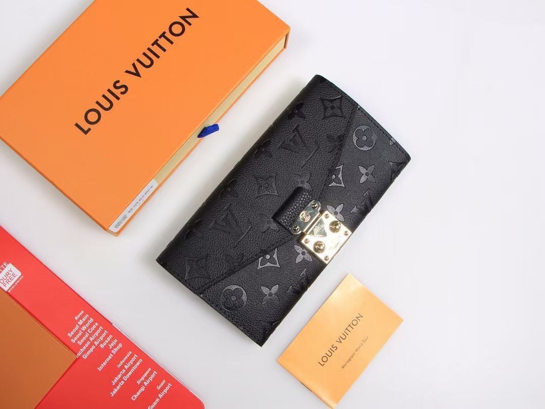 Louis Vuittonルイヴィトンハンドバッグ小銭入れハンドバッグ財布、財布、銀行カードバッグ、カードホルダー、16個のクレジットカードスロット-1個のファスナー付きコイン袋-2個のステープル付き大仕切り-S字ロック[本日特価|新品未使用品]
