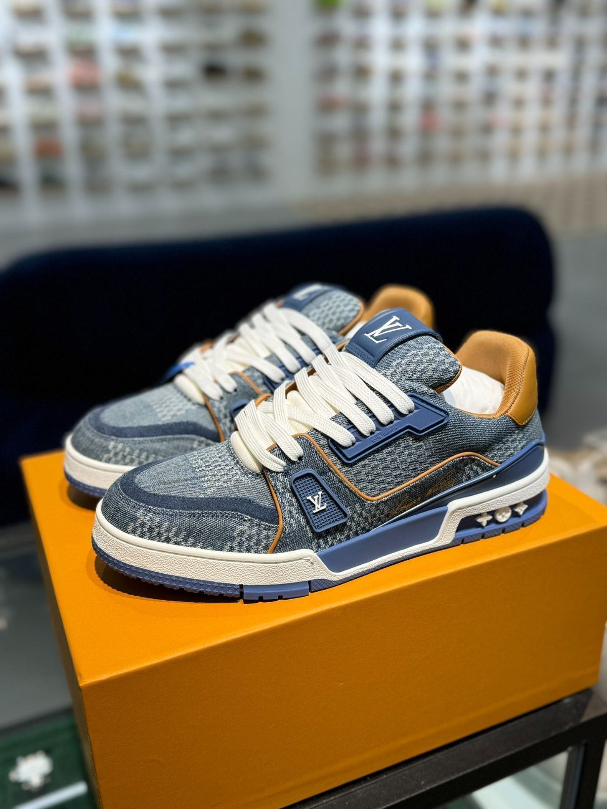 Louis Vuitton Trainer カラー カラー-キャンバスサザンチェック Louis Vuitton Trainer カラー カラー-キャンバスサザンチェック