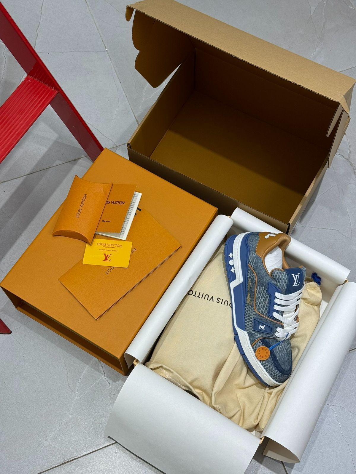 Louis Vuitton Trainer カラー カラー-キャンバスサザンチェック Louis Vuitton Trainer カラー カラー-キャンバスサザンチェック