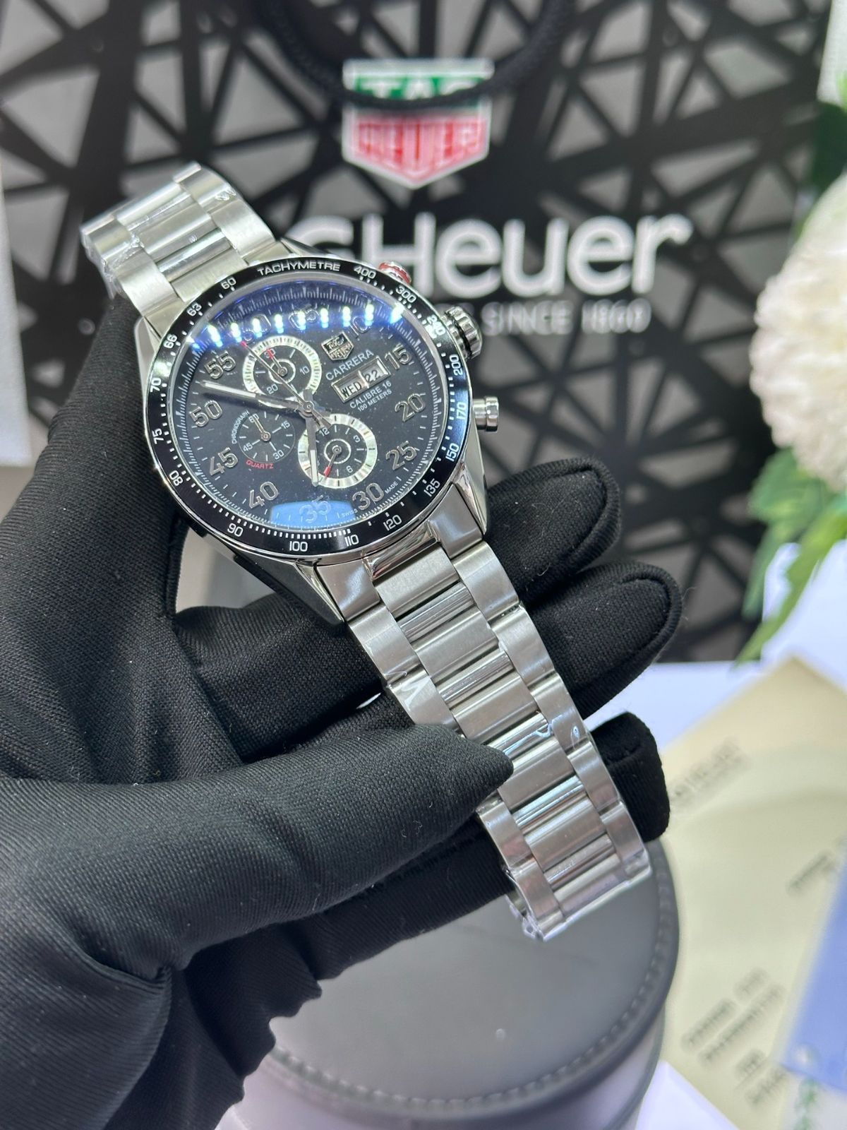TAG HEUER タグホイヤー メンズ腕時計｜クオーツ×クロノグラフ｜本日限定特価新品未使用