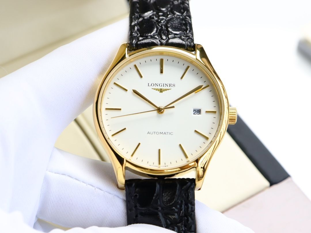 LONGINES ロンジン エレガンス メンズ腕時計 39mm｜自動巻き機械式×316L鋼｜強化クリスタルガラス/実物撮影新品未使用