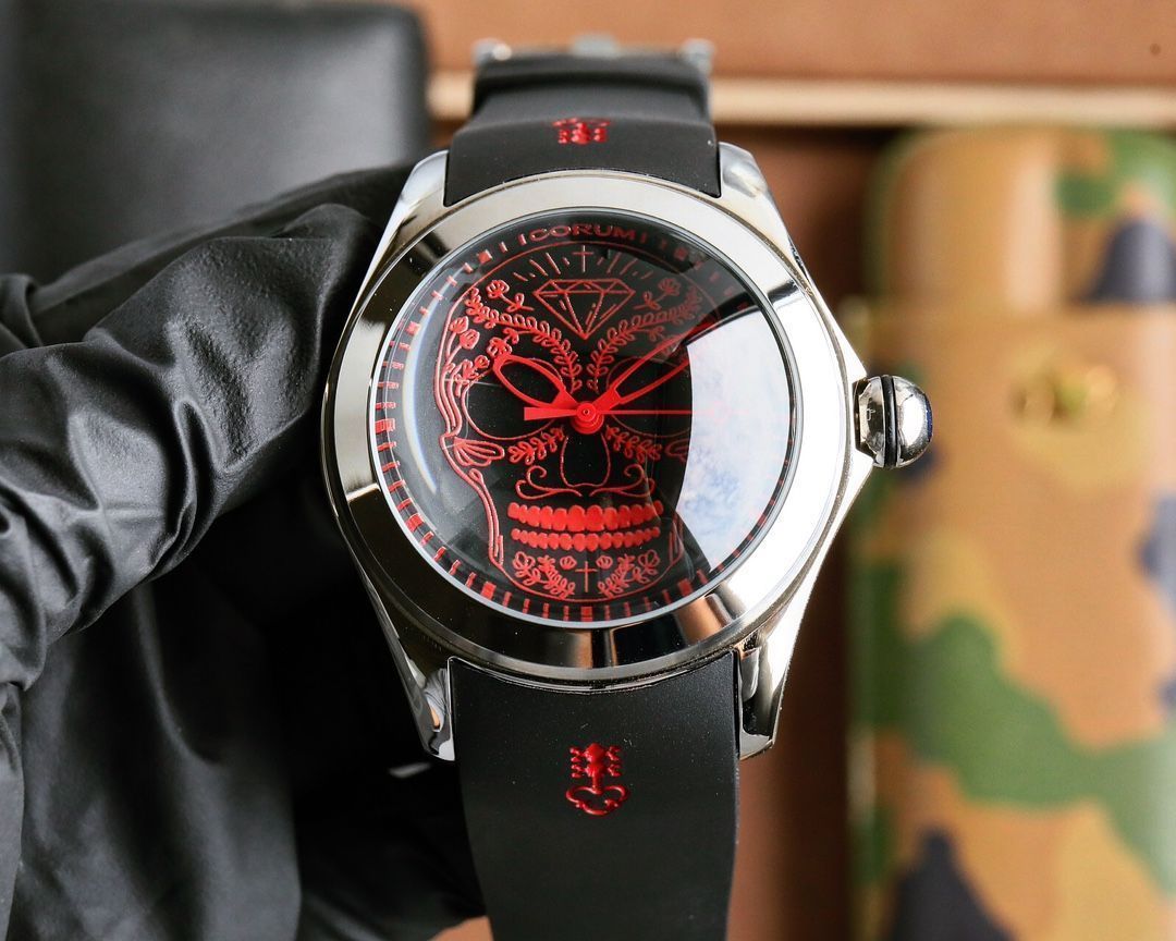 CORUM コルム バブル クラウン メンズ腕時計 46mm｜ユニークデザイン×機械式｜実物撮影新品未使用