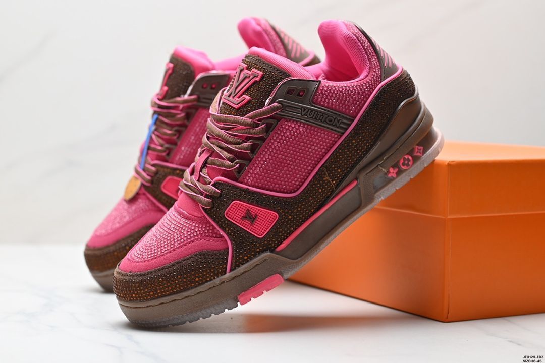 【LVルイ・ヴィトン】Trainer Maxi Low Sneaker パンブレッド マキシシリーズ ローカット カジュアル スポーツ バスケットシューズ07 【LVルイ・ヴィトン】Trainer Maxi Low Sneaker パンブレッド マキシシリーズ ローカット カジュアル スポーツ バスケットシューズ07