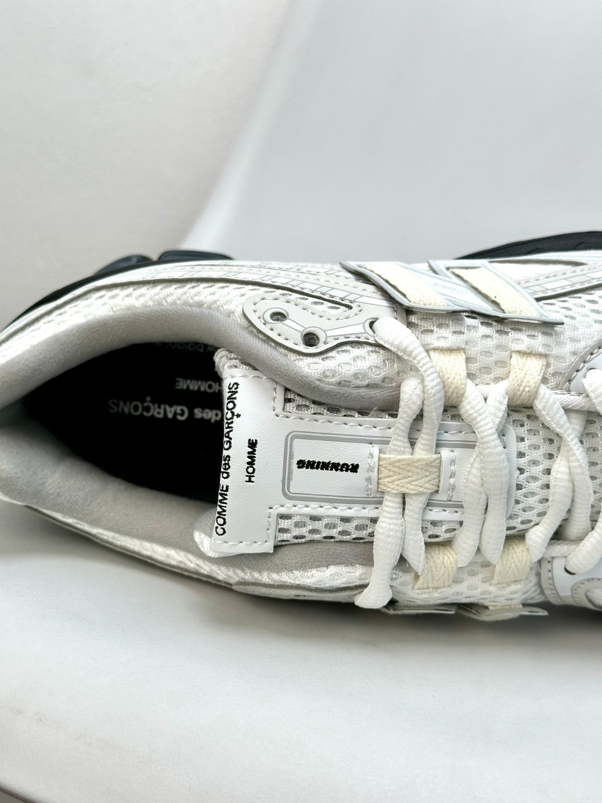 New Balance × COMME des GARCONS ニューバランス M1906RCO N-ERG Yコムデギャルソンコラボ白ランニングシューズスニーカー