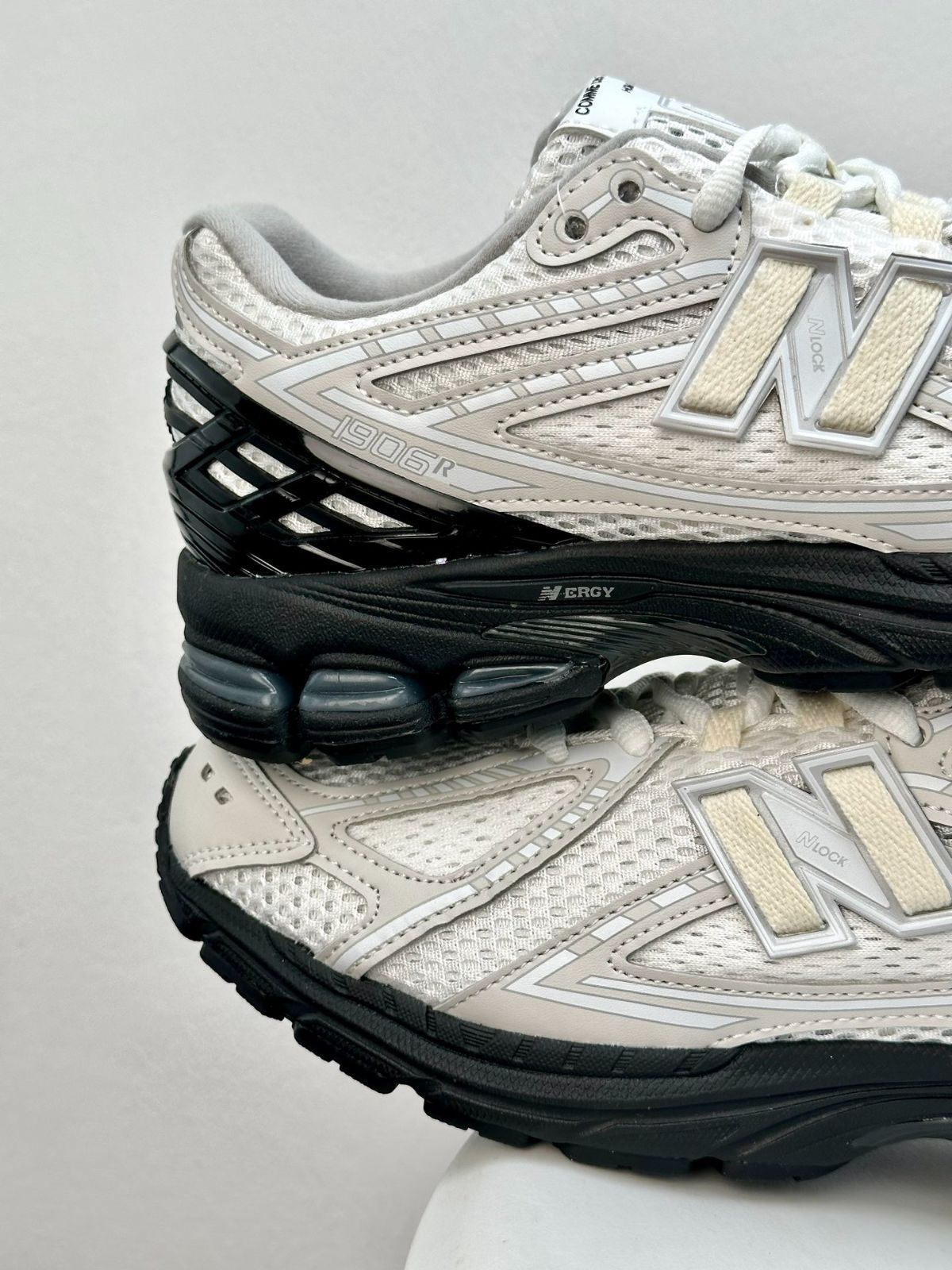 New Balance × COMME des GARCONS ニューバランス M1906RCO N-ERG Yコムデギャルソンコラボ白ランニングシューズスニーカー