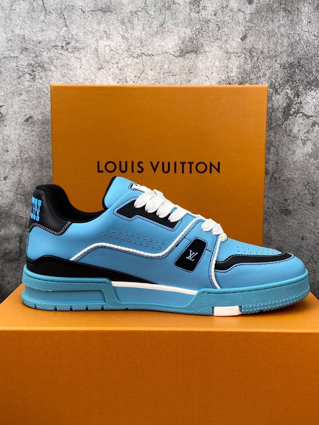 Louis Vuitton trainer カップルカジュアルスニーカー