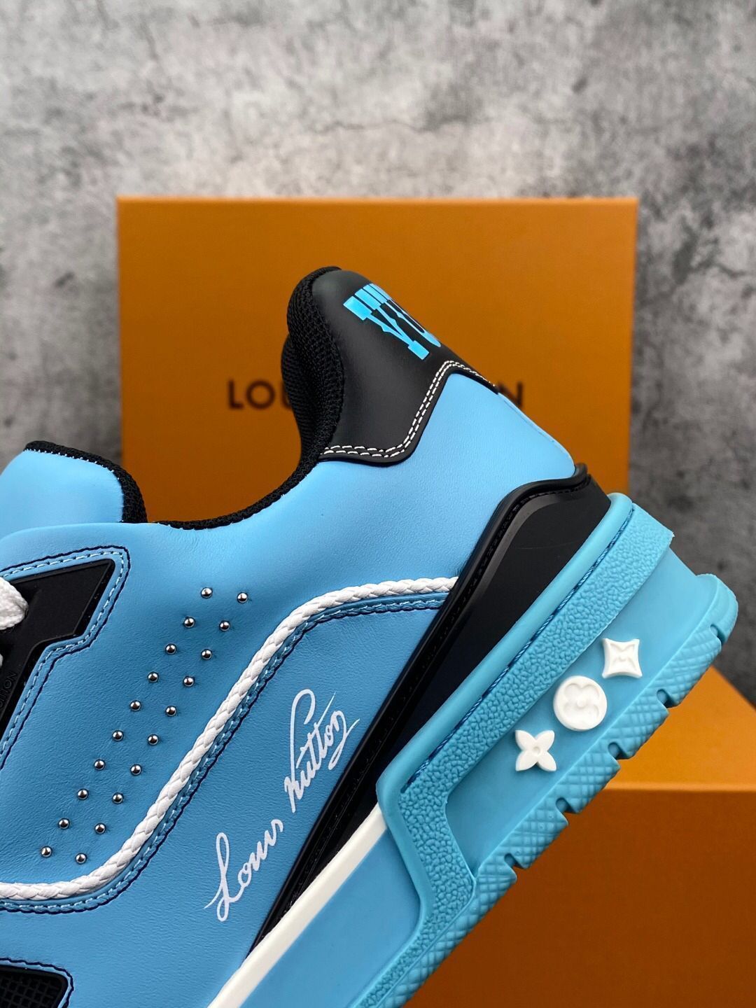 Louis Vuitton trainer カップルカジュアルスニーカー