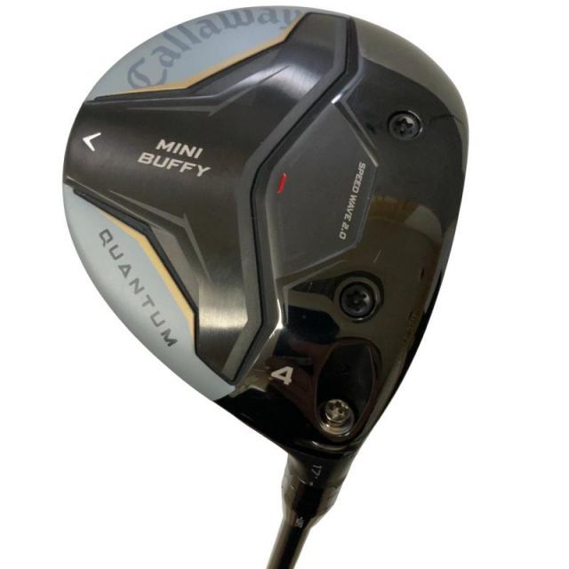 【中古】 キャロウェイ QUANTUM MINI BUFFY 4W フェアウェイウッド FW 純正特注シャフト (フレックスSR) メンズ 男性用 右利き 右用 Bランク ゴルフクラブ