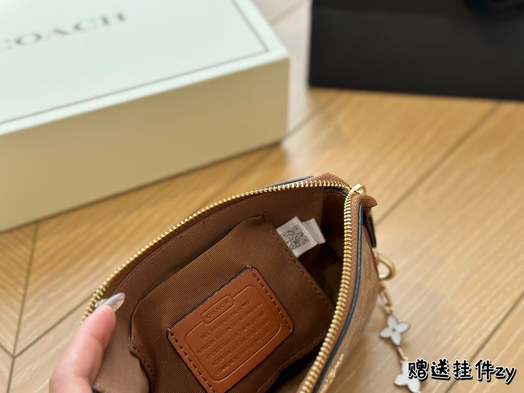 【本日限定特価】コーチ レディース コインケース＆マージャンバッグ 20×11.5cm 専用ボックス付き[本日特価|新品未使用品]